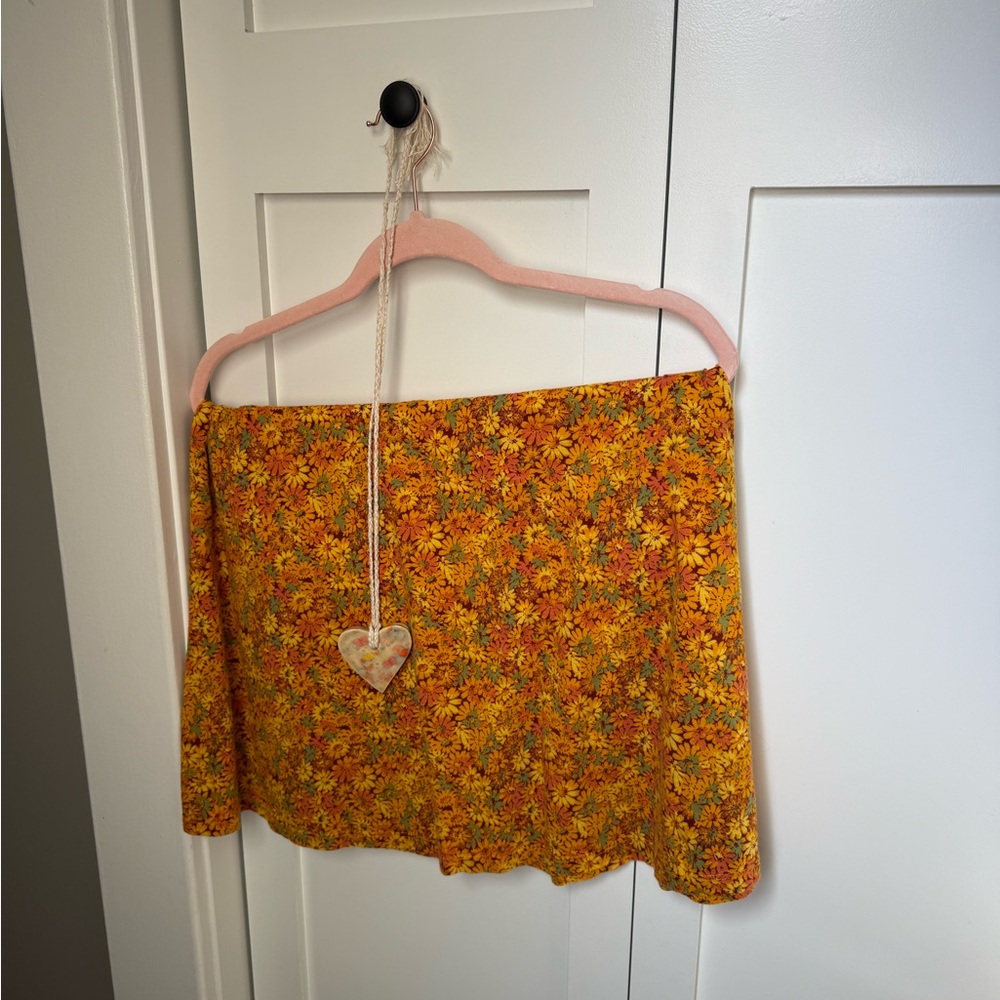 Toad & Co. Chaka Skirt yellow floral